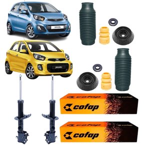 Kit Amortecedor Dianteiro Cofap Kia Picanto 2012 a 2016