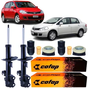 Kit Amortecedor Dianteiro Cofap Nissan Tiida 1.8 2007 A 2013