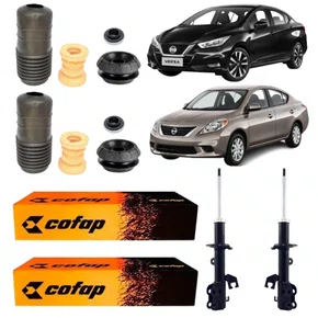 Kit Amortecedor Dianteiro Cofap Nissan Versa 2011 A 2021