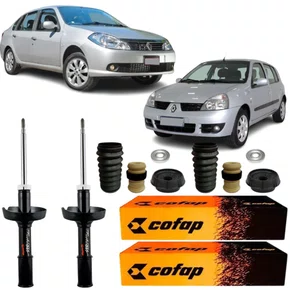 Kit Amortecedor Dianteiro Cofap  Renault Clio Symbol 1.6  
