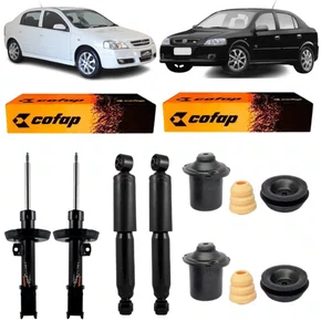 KIT AMORTECEDOR DIANTEIRO TRASEIRO COFAP ASTRA 98 A 11