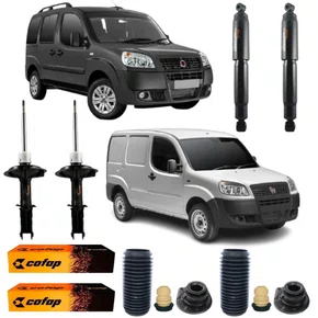 Kit Amortecedor Dianteiro Traseiro Cofap Doblo 2001 A 2021