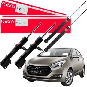 KIT AMORTECEDOR DIANTEIRO TRASEIRO KAYABA HB20