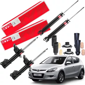 KIT AMORTECEDOR DIANTEIRO TRASEIRO + KIT KAYABA I30