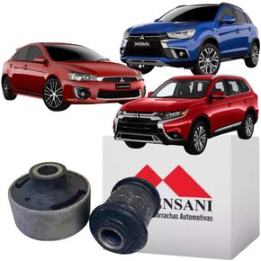 Kit Bucha Bandeja Dianteira Mobensani Mitsubishi Asx Lancer