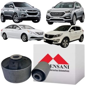 Kit Bucha De Bandeja Dianteira Hyundai Ix35 Santa Fé Sonata