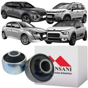 Kit Buchas De Bandeja Dianteira Mobensani Peugeot 2008 C3