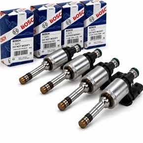 Kit Com 04 Bico Injetor Polo Golf Vírtus Taos 1.4 Tsi Bosch Padrão