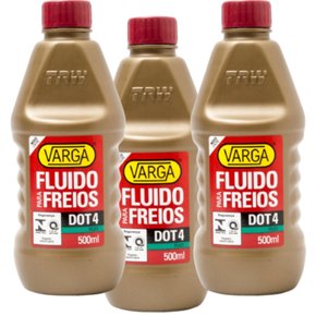 Kit Combo 3 Óleo Fluido Freio Dot4 Trw Varga 500ml Rclf00054