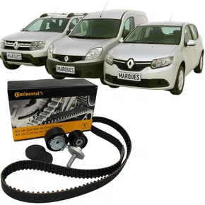 Kit Correia Dentada Original Contitech Para Livina Sandero