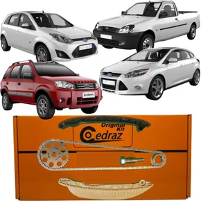 Kit Corrente Comando De Distribuição Courier Focus Fiesta Ka