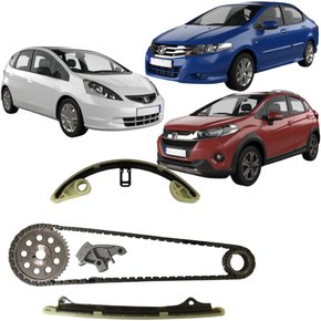 Kit Corrente Comando De Distribuição Honda City Fit E Wr-v
