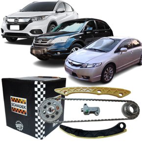 Kit Corrente Comando Distribuição Schadek Crv Hr-v New Civic