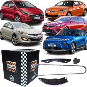 Kit Corrente Comando Distribuição Schadek Hb20 I30 Veloster