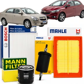 Kit De Filtros Chevrolet Cobalt Onix Prisma Spin 1.0 E 1.4
