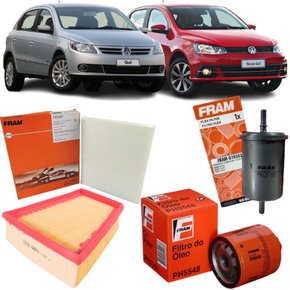 Kit Filtros Fram Volkswagen Voyage Gol Saveiro 2008 A 2016