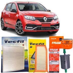 KIT FILTROS PARA RENAULT SANDERO RS