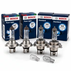 Kit Lampada Farol Alto Baixo E Lanterna Foco Duplo H1 H7 T10