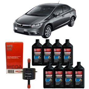 Kit Oleo E Filtro Cambio Automatico New Civic 2007 A 2011
