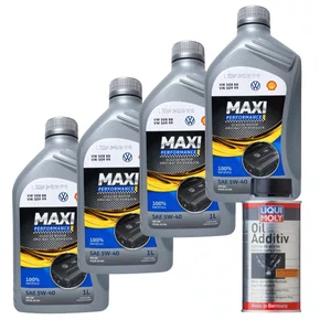 Kit Óleo Vw Original 5w40 Sintético E Oil Additive Liquimoly
