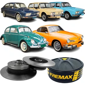 KIT PAR DISCO FREMAX FUSCA BRASILIA