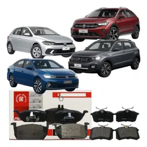 Kit Pastilha De Freio Cerâmica Nivus Polo T-cross E Virtus