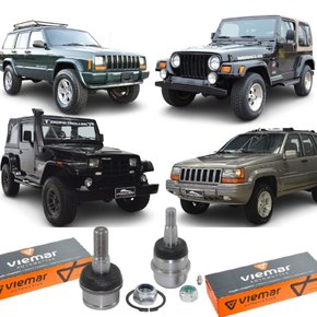 Pivo Inferior E Superior Grand Cherokee Wrangler Troller Rf