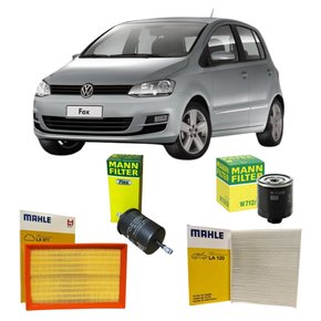 Kit Troca De Filtros Para Volkswagen Fox 1.6 8v Motor Ea111