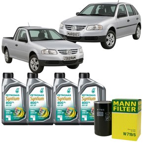 Kit Troca De Óleo Gol Saveiro Parati Ap 1.6 1.8 2000 A 2012