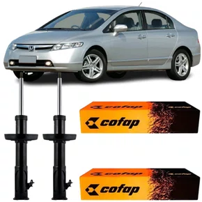Par Amortecedor Dianteiro Cofap Civic G8 1.8 2006 A 2011
