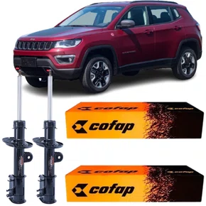 PAR AMORTECEDOR DIANTEIRO COFAP JEEP COMPASS TRAIKHALK E LONGITUDE
