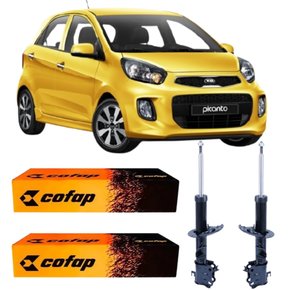 Par Amortecedor Dianteiro Cofap Kia Picanto 2012 A 2016