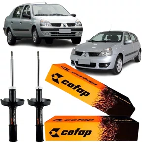 Par Amortecedor Dianteiro Cofap Renault Clio 1.0 1999 A 2011
