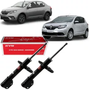 PAR AMORTECEDOR DIANTEIRO KAYABA LOGAN SANDERO 14/...