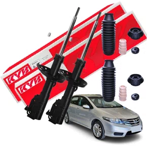 PAR AMORTECEDOR DIANTEIRO KYB+ KIT HONDA FIT CITY 09/14