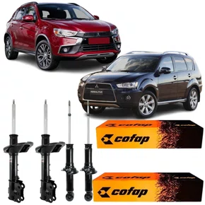 Par Amortecedor Dianteiro Traseiro Cofap Outlander Asx