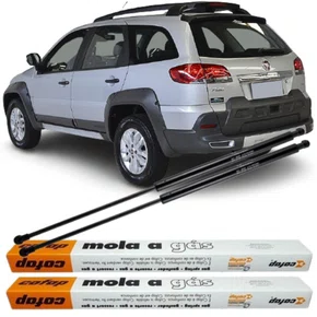 Par Amortecedor Mola Gás Tampa Traseira Palio Weekend 08/20