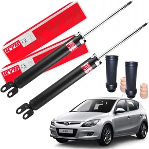 PAR AMORTECEDOR TRASEIRO + KIT KAYABA I30