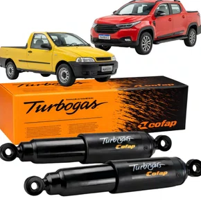 Par Amortecedor Traseiro Strada 1998 1999 2000 2001 Até 2025
