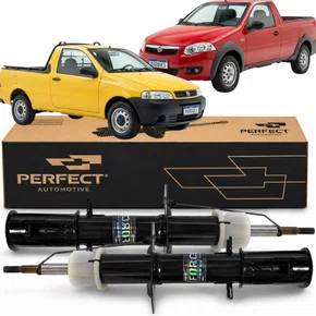 Par De Amortecedor Dianteiro Fiat Strada De 2001 Até 2020