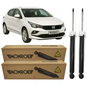 Par De Amortecedor Traseiro Original Monroe Para Fiat Argo