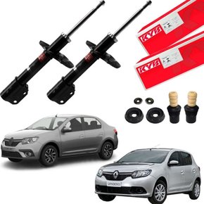 Par Kit Amortecedor Dianteiro Kayaba Renault Logan 2014 A 21