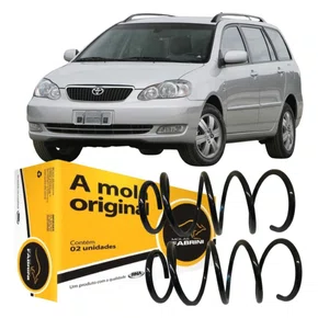 PAR MOLA SUSPENSAO DIANTEIRA COROLLA FIELDER COROLLA