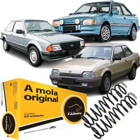 Par Mola Suspensão Dianteira Fabrini Escort Verona 1.6 1.8