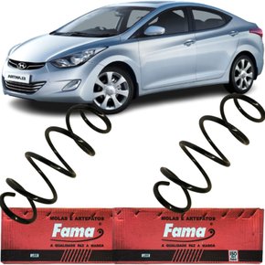Par Mola Suspensão Dianteira Hyundai Elantra 1.8 2012 2013