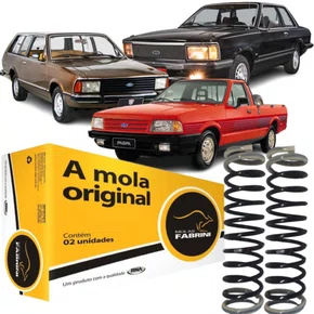 PAR MOLA SUSPENSAO DIANTEIRA PAMPA BELINA DELREY
