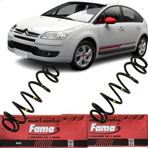 Par Mola Suspensão Traseira Fama C4 Hatch 2.0 2009 A 2014