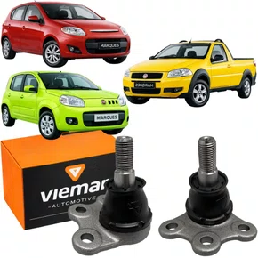 Par Pivô De Bandeja Dianteiro Fiat Palio Uno Strada Siena