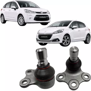 Par Pivô De Suspensão Dianteiro Peugeot 208 E Citroen C3