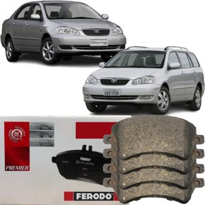 Pastilha De Freio Dianteira Cerâmica Corolla Fielder 1.6 1.8